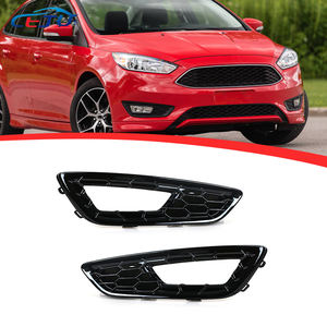 Leju กระจังหน้าไฟตัดหมอกสไตล์รังผึ้งกระจังหน้าไฟตัดหมอกสีดำมันวาวสำหรับ Ford <span class=keywords><strong>Focus</strong></span> กีฬา S <span class=keywords><strong>SE</strong></span> <span class=keywords><strong>2015</strong></span> 2016 2018 2017 - Product Image 1