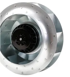 250mm AC SGCC ventilateur centrifuge incurvé à l'arrière 220V ventilateur radial 50Hz 175W 2570rpm