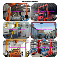 5 tonnes 10 tonnes structure simple manuel petit portique grue portique de levage portable