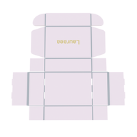 Boîte d'emballage personnalisé en papier kraft biodégradable imprimé pour commerce électronique, expédition postale, maquillage, beauté, cadeau de luxe