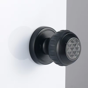 Serrure de porte numérique biométrique intelligente Tuya BL530 avec bouton rond - Product Image 5