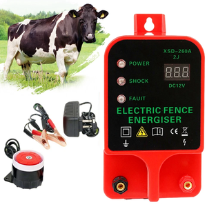 Equipo Avícola Impermeable de 10 km con Función de Alarma, Cercado Eléctrico Portátil de 260A, Caja de Cercado Impermeable - Product Image 4