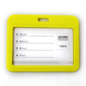 Porta Tarjetas de Identificación de Plástico Transparente de Doble Cara Personalizado, Material PP, para Tarjetas de Visita en Eventos o Trabajo - Product Image 3