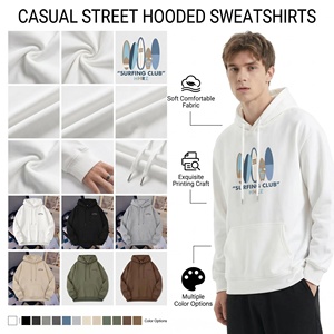 <span class=keywords><strong>Sudaderas</strong></span> con Capucha Extra Grandes, Estampado DTG Multielemento, Tejido Elástico, Mezcla de Algodón Grueso, <span class=keywords><strong>Sudaderas</strong></span> Urbanas para Hombre, Venta al Por Mayor - Product Image 3