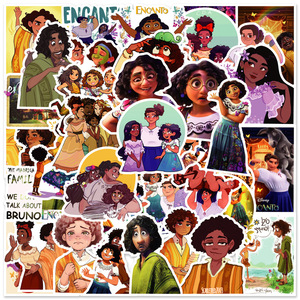 50 Pegatinas de Personajes de Dibujos Animados del Bosque, Colección Disi Mud, para Coche, Teléfono, <span class=keywords><strong>Maleta</strong></span>, Hervidor, Ordenador, Impermeables - Product Image 1