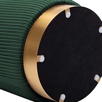 Tabouret rond de luxe pour enfants, nouveau, en vente chaude, pour l'intérieur, meubles de salon, chaises en métal, tabourets et poufs modernes en velours