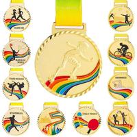 Médailles et trophées en alliage de zinc personnalisés en gros pour le cyclisme, la course à pied, la natation, la danse, les sports de combat, le taekwondo, le marathon, le badminton