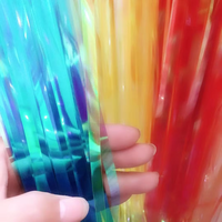 Rideau de Pluie Coloré en Plastique – Décoration de Fête Durable pour Intérieur – Toile de Fond pour Anniversaire, Mariage, Remise de Diplôme
