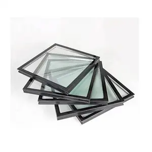 Custom Patio Glass Roof Used Commercial Windows Double Tempered Building Insulated Glass Low-E Tempered Insulating Glass