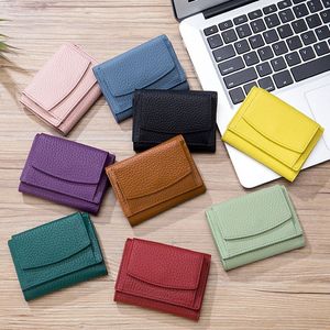Genuine Leather Financial Cloth Rfid Coin Purse <strong>Wallet</strong> Women's <strong>Wallet</strong> Short Purse Mini <strong>Wallet</strong> Gift <strong>for</strong> Ladies <strong>Teen</strong> Girls - Product Image 6