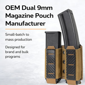 נרתיק מחסנית 9 מ\"מ טקטי מניילון לאחסון מחסניות עבור EDC וחגורת שירות - Product Image 2