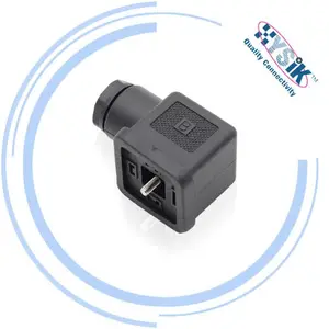 Conector DIN 43650 Forma DIN A B Tipo C Conector de válvula solenóide