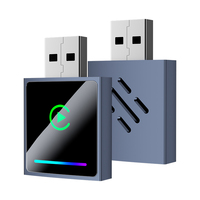Mini adaptateur sans fil 2 en 1 CarPlay et Android Auto, Plug and Play, port USB Type C