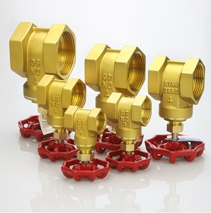 Vanne de coupure en laiton pour compteur d'eau, filetage BSP 1/2 pouce à passage plein pour l'arrêt de la sortie du compteur - Product Image 2