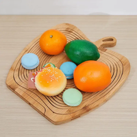 Étagère de cuisine pliable en bambou sur pied pour légumes et panier de rangement pour fruits, de qualité alimentaire, vente en gros