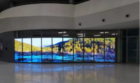 Transparent Led Film Écran Adhésif Flexible Doux Pcb Conseil Pvc En Plastique Clair Affichage Vidéo