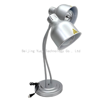 Zilveren keukenapparatuur staande catering voedselwarmer lamp elektrische verwarming buffet voedselwarmtelamp voor restaurant
