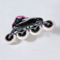 Patins à roulettes en ligne EACHkids avec roues en PU 100 mm*4/110 mm*3/110 mm*4 Chaussures de patinage de vitesse pour adultes