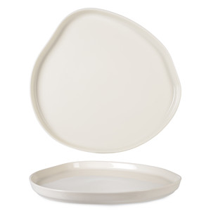 จานแบนวอคครีม Ø 30 ซม. สูง 2.4 ซม. จานจีนเนื้อดีพิมพ์ลายดิจิตอล รินาร์ต - Product Image 1