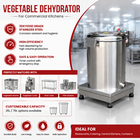 Déshydrateur de légumes haute performance 400-500 tr/min, machine commerciale de déshydratation alimentaire avec paniers filtrants en acier inoxydable, fournisseur professionnel