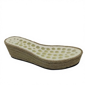 <span class=keywords><strong>Espadrilles</strong></span> pour femmes GUOZU, mode féminine, avec talon compensé durable antidérapant en PU + jute - Product Image 1