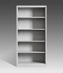 Estantería Metálica Moderna Ajustable con 4 Estantes Abiertos Sin Puertas, Gabinetes de Almacenamiento con Recubrimiento en Polvo para Cocina, Escuela, Hotel, Balcón - Product Image 5