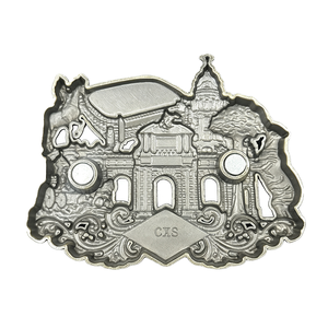 Imán de la Ciudad de <span class=keywords><strong>Madrid</strong></span> Personalizable de Alta Calidad, Recuerdo Turístico de España con Estadios y Lugares Emblemáticos - Product Image 4