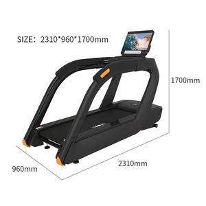 Tốt nhất cao cấp thông minh Máy chạy bộ cho phòng tập thể dục thể dục tự động nghiêng máy chạy với màn hình LED cơ khí lái xe loại - Product Image 1