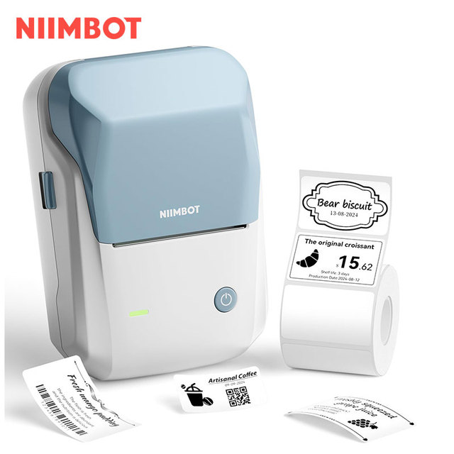 Niimbot B1 2 Inch Wireless Mobile Mini Commercial Shipping Carton Label Printer Transportation Logistics Thermal Label Printer