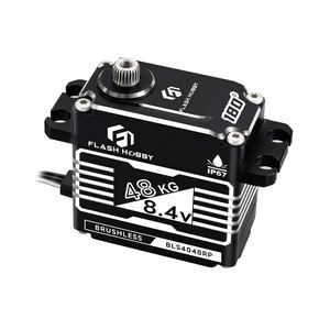 NOUVEAU pour Servo numérique sans balais à engrenage hélicoïdal étanche BLS4048RP avec couple de 48 kg, pour voiture RC, voiture de course, CNC - Product Image 2