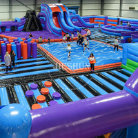 Parc d'attractions gonflable géant pour intérieur et extérieur, aire de jeux gonflable à thème