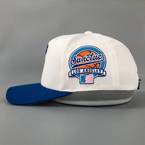 A Frame Unstructured 5 Panel 6 Panel Two Tone Letter Custom 3d Embroidered Embroidery Logo Cotton Baseball <b>Hats</b> <b>Caps</b> for Mem - Product Image 2