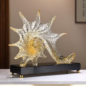 รูปปั้นปลาดาวเรซิ่นสไตล์ทะเล ของตกแต่งบ้าน ของประดับตกแต่งโต๊ะ - Product Image 2