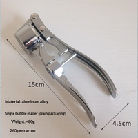 Aluminiumlegering Handmatige Knoflookpers Stamper Multifunctionele Knoflookschiller Aardappelschiller Chopper Pasta Maker Squeezer Huishoudelijk