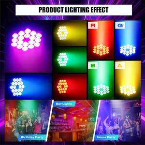 Chất lượng cao 18PCS LED PAR Lights không thấm nước dễ dàng cài đặt <span class=keywords><strong>DMX512</strong></span> điều khiển cho tiệc cưới DJ Sân khấu Lighting-IP65 đánh giá - Product Image 4