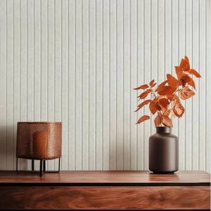 Panel Acústico de Fieltro con Rayas Verticales Autoadhesivo, Decoración Moderna para el Hogar, Fondo de Pared, Color Personalizado - Product Image 5