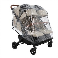 Poussette double pour bébés Abon de haute qualité, luxueuse, légère, pliable d'une seule main, avec cadre en alliage d'aluminium et tissu, 15 kg