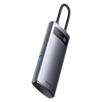 Hub USB C Baseus, adaptateur USB 3.0 compatible Type-C vers H-DM-I, 4 5 6 7 8 9 10 11 en 1, hub Type-C pour MacBook Pro Air