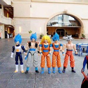 Figura de Acción de PVC de 30cm de Dragon Ball Z, <span class=keywords><strong>Son</strong></span> <span class=keywords><strong>Goku</strong></span> con Cabello Amarillo, Nuevo, en Caja, Decoración Coleccionable de Anime - Product Image 3