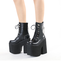 Bottes vampire pour femme, chaussures d'hiver, talons compensés, style ancien, vente en gros, tendance, nouvelle collection