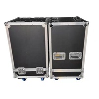 Amplificateur Audio robuste 20U 24U boîtier de montage antichoc avec roulettes