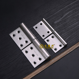 บานพับประตูสแตนเลส 6 รู เปิดได้ 180 องศา แบบธง สำหรับใช้ในบ้าน - Product Image 1