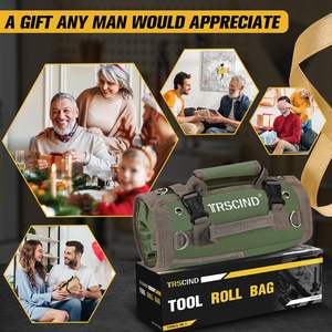 Free sample Custom Portable <b>Tool</b> Organizer Case Multi-Pocket Hanging Bag for Mechanic Electrician Camping-Special <b>Storage</b> Pouch - Product Image 4