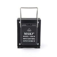 Transformador Monofásico TC Power de 60Hz, Doble Bobinado, Reductor de Voltaje de 220V a 110V, Modelo TC-500VA para Japón y Estados Unidos