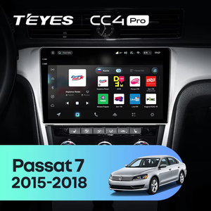 TEYES CC4 PRO <span class=keywords><strong>para</strong></span> Volkswagen <span class=keywords><strong>Passat</strong></span> 7 B7 NMS <span class=keywords><strong>2015</strong></span>-2018, CarPlay, Android Auto, Radio 2DIN, Reproductor Multimedia Estéreo <span class=keywords><strong>para</strong></span> Auto - Product Image 2