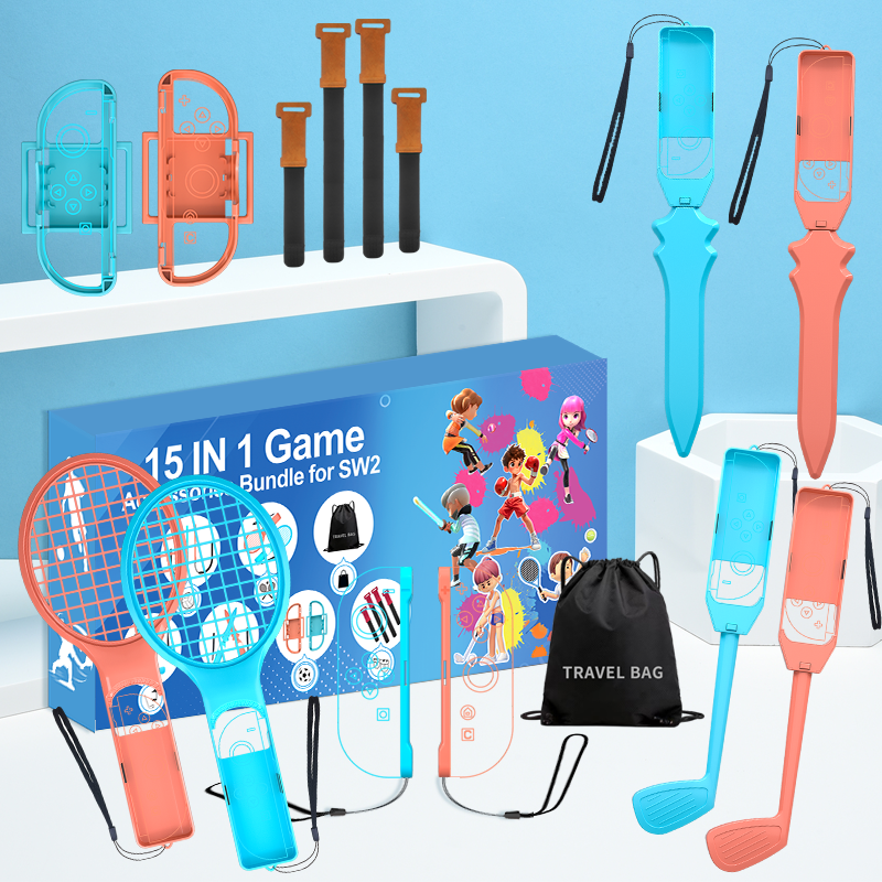 15 in 1 Sports Bundle <strong>for</strong> <strong>Switch</strong> <strong>2</strong> Sports Set <strong>for</strong> Nintendo <strong>Switch</strong> <strong>2</strong> Playing <strong>Games</strong> <strong>for</strong> NS2 Home Party Family Fun Friend <strong>Couple</strong>