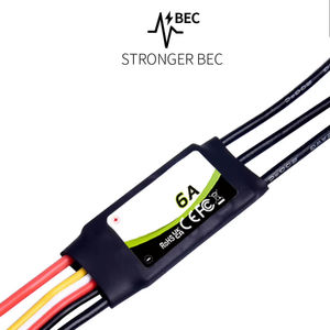 Mantis 6A G2 4S SBEC ESC sin Escobillas para Aeromodelismo RC, Material ABS para Aviones de Ala Fija - Product Image 2