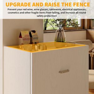 White <strong>Foldable</strong> <strong>Desk</strong> with Drawer and Storage Shelves. Compact Design Fits Home Office, Study, Gaming, <strong>Small</strong> Apartments Perfectly - Product Image 6