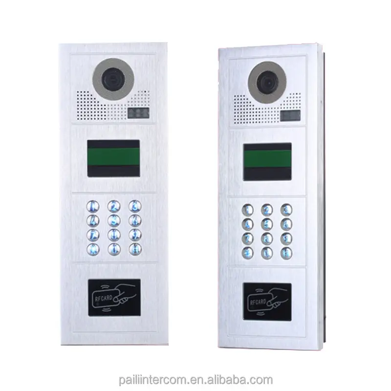 2 Fios Video Door Phone Intercom System Com Tela 7 Polegadas Monitor Night Vision Porta Sistema de Entrada para Villa Segurança