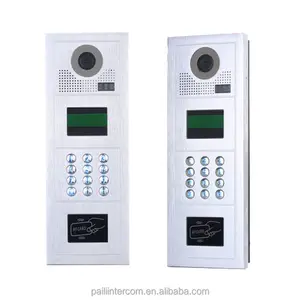2线视频门电话对讲系统，带7英寸屏幕监控夜视门进入系统，用于别墅安全
